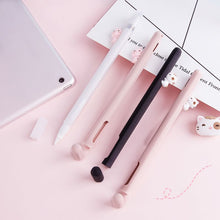 Load image into Gallery viewer, Cute Cat Silicone Protective Case Pouch Cap Holder Nib Cover For Apple Pencil 2 W91A
