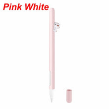 Load image into Gallery viewer, Cute Cat Silicone Protective Case Pouch Cap Holder Nib Cover For Apple Pencil 2 W91A
