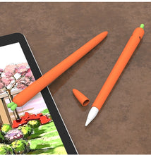 Load image into Gallery viewer, Cute Carrot Silicone Pencil Case For Apple Pencil 2/1 Case For iPad Tablet Touch Pen Stylus Cartoon Protective Sleeve Cover
