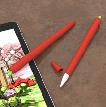 Load image into Gallery viewer, Cute Carrot Silicone Pencil Case For Apple Pencil 2/1 Case For iPad Tablet Touch Pen Stylus Cartoon Protective Sleeve Cover
