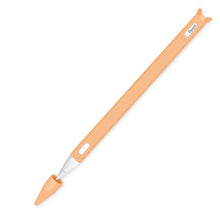 Load image into Gallery viewer, Cute Cat Ear Anti-scroll Silicone Protective Pouch Cap Holder Nib Cover Protective case Skin For Apple Pencil 2 for iPad Pencil
