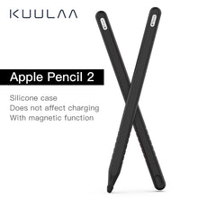 Load image into Gallery viewer, KUULAA For Apple Pencil 1 2 Case iPad Pro 2019 Pencil Case Tablet Touch Stylus Pen Protective Cover Pouch Portable Soft Silicon
